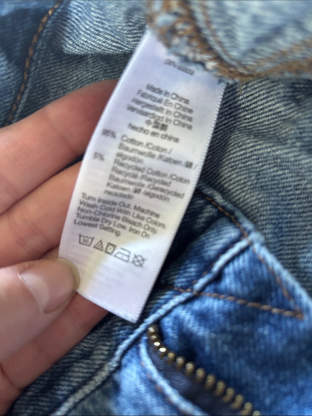 Madewell Light Blue Straight-Leg Denim Jeans - Picture 3 of 4